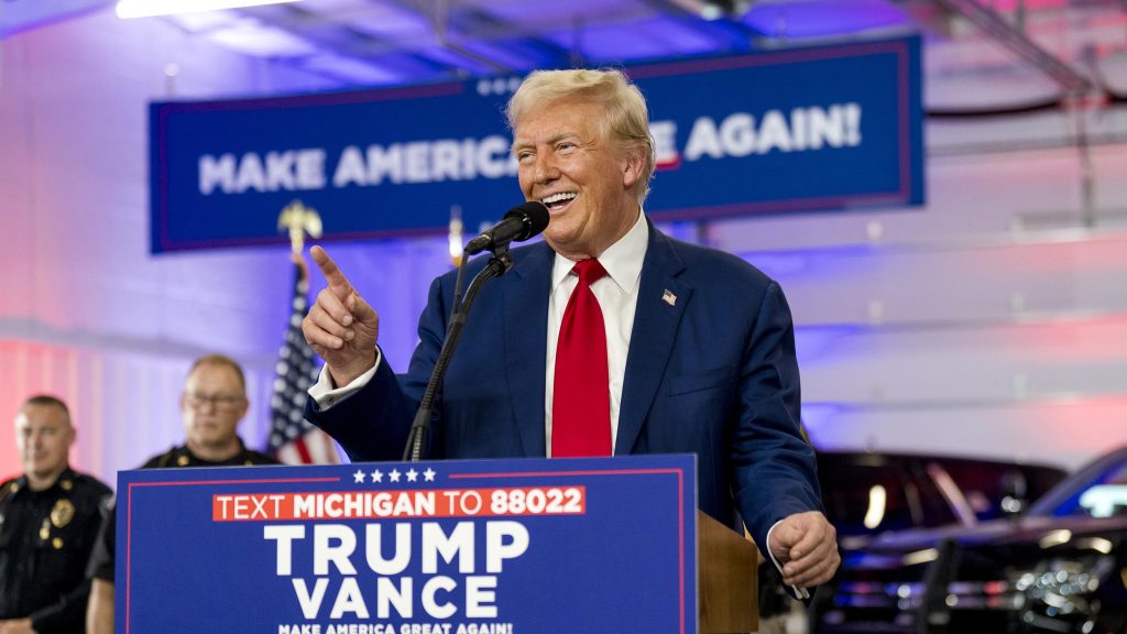 Trump Promises to Make America Safe Again in Michigan